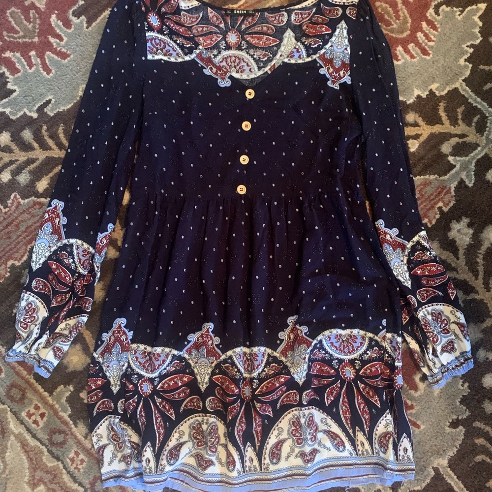 Shein long sleeve dress